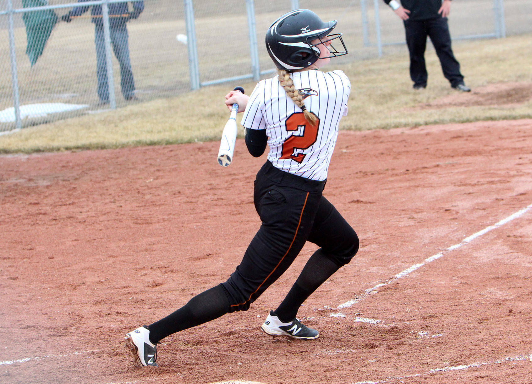 Elk Mound at Bloomer softball 4-4-19